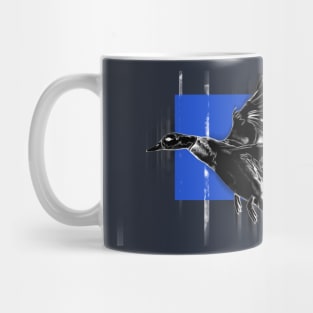 duck blue Mug